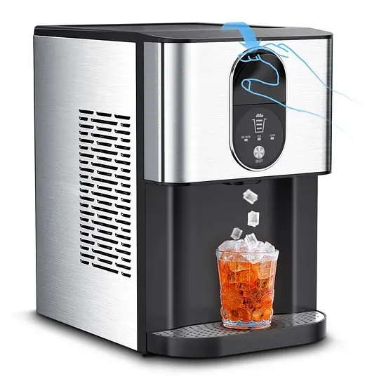 44-lb Eis pro Tag Nugget-Eiswürfelbereiter mit Spender