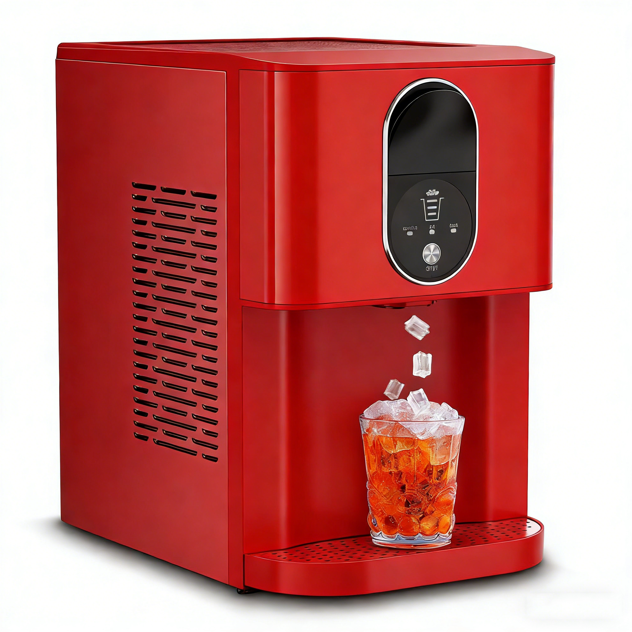 44-lb Eis pro Tag Nugget-Eiswürfelbereiter mit Spender