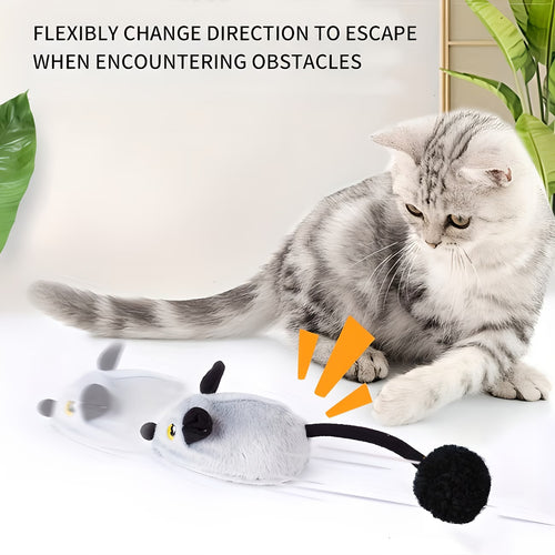Electric Cat Toy, Pet Toy, USB Rechargeable Touch-Sensitive Kitten Toy