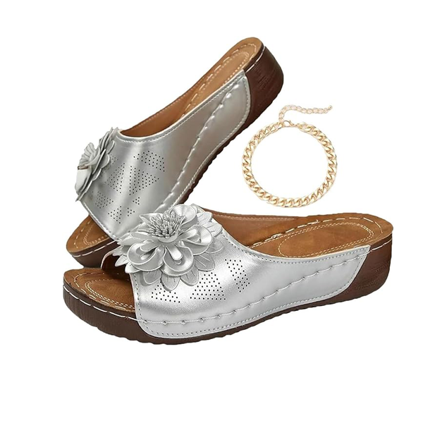 Damen 👡 Soft Grip Keilsandalen, Zehen-Frei 🌬️ & Luftig für tägliche Spaziergänge 🚶‍♀️