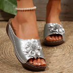 Damen 👡 Soft Grip Keilsandalen, Zehen-Frei 🌬️ & Luftig für tägliche Spaziergänge 🚶‍♀️