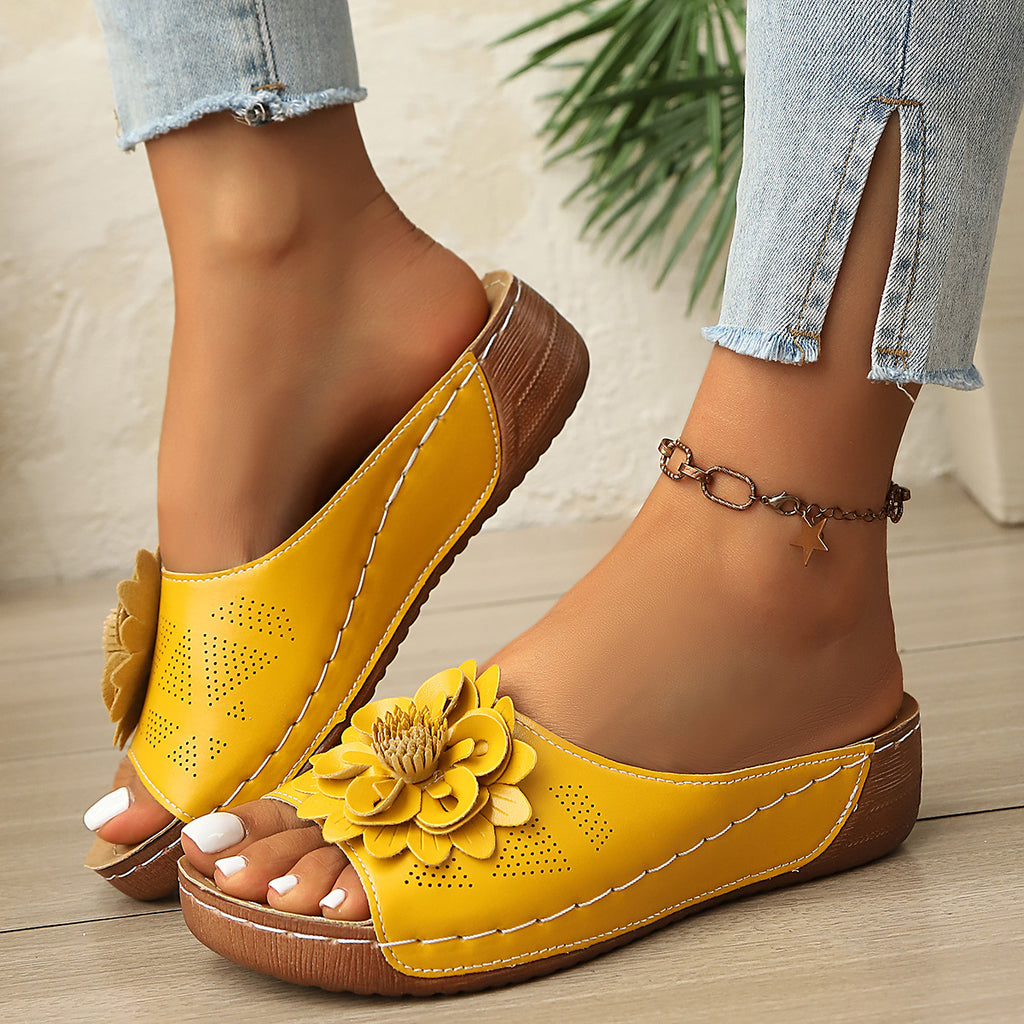 Damen 👡 Soft Grip Keilsandalen, Zehen-Frei 🌬️ & Luftig für tägliche Spaziergänge 🚶‍♀️