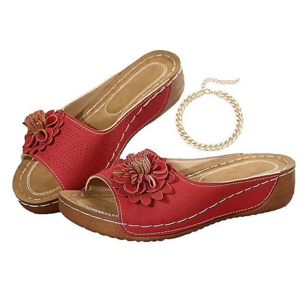 Damen 👡 Soft Grip Keilsandalen, Zehen-Frei 🌬️ & Luftig für tägliche Spaziergänge 🚶‍♀️