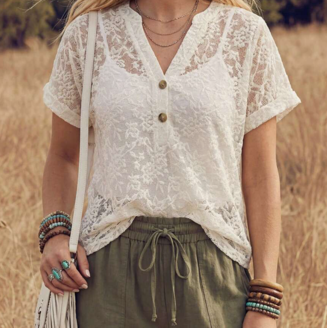 Women Summer Basic Everyday Wear Commute Short Sleeve T-Shirt